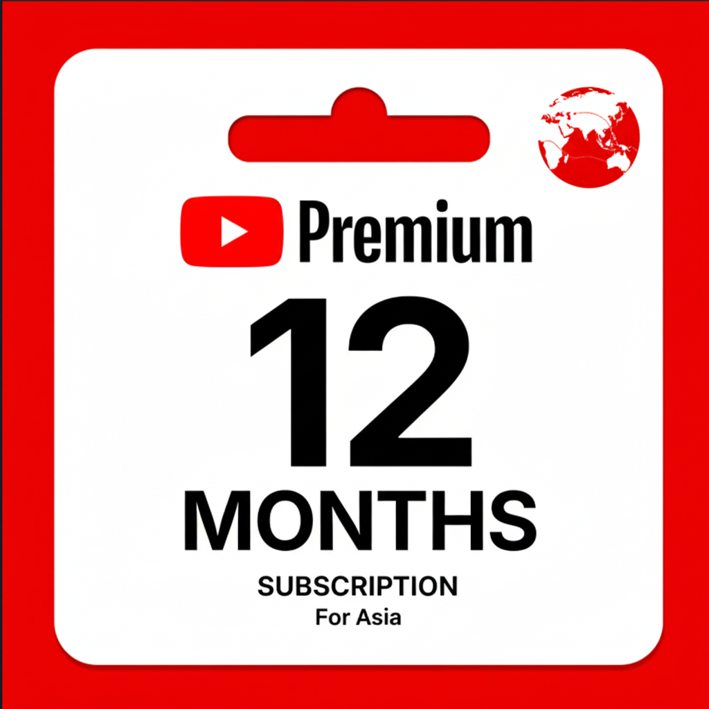 YouTube Premium 12 Months Subscription (Asia)