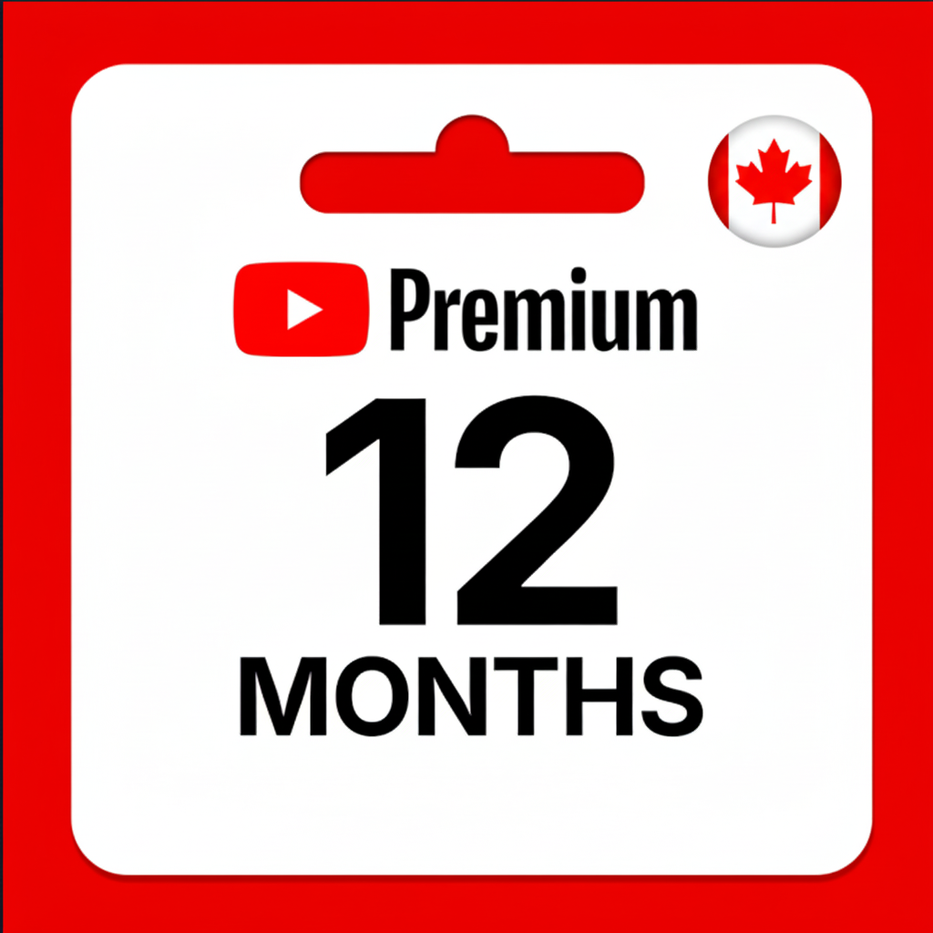 YouTube Premium 12 Months Subscription (Canada)