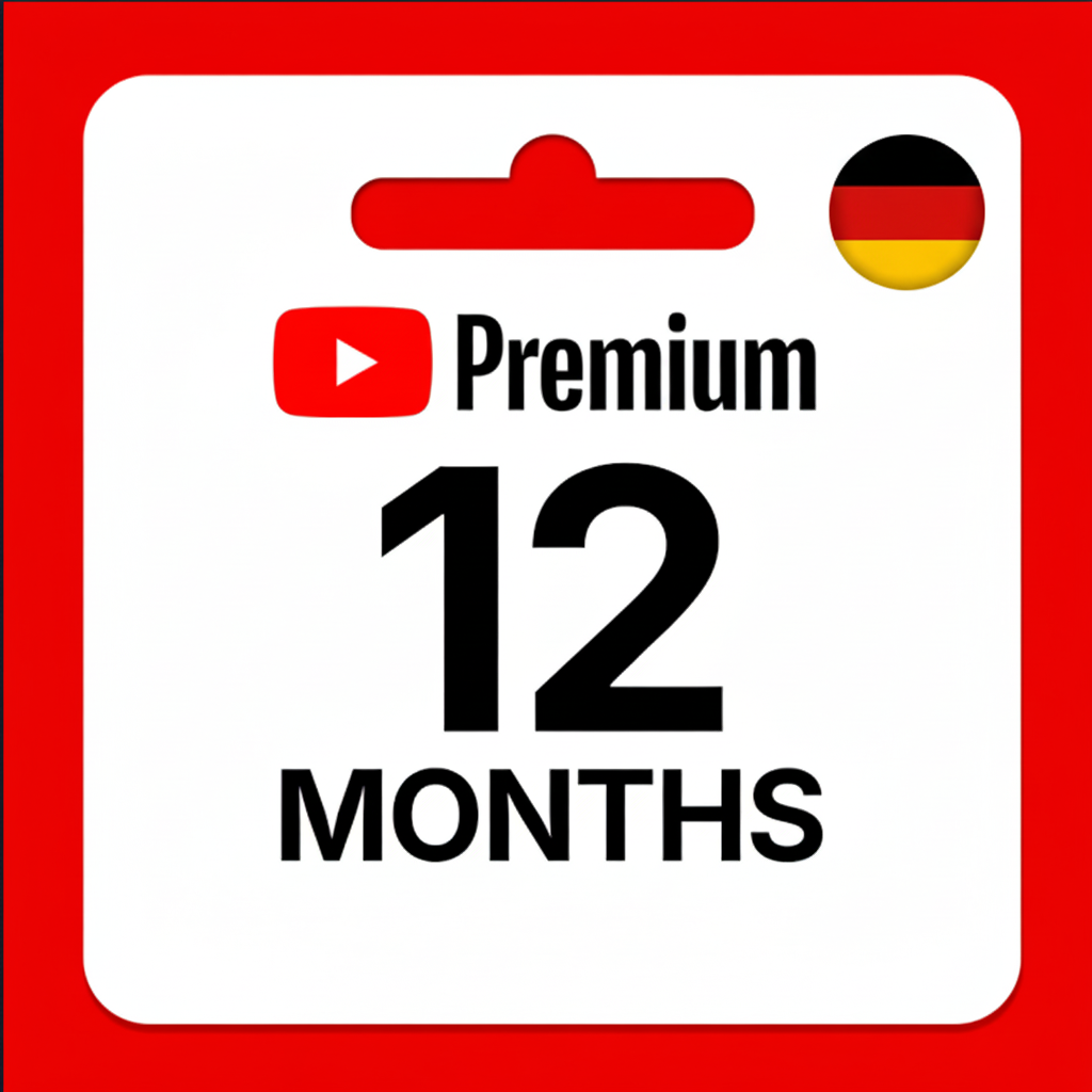 YouTube Premium 12 Months Subscription (Germany)