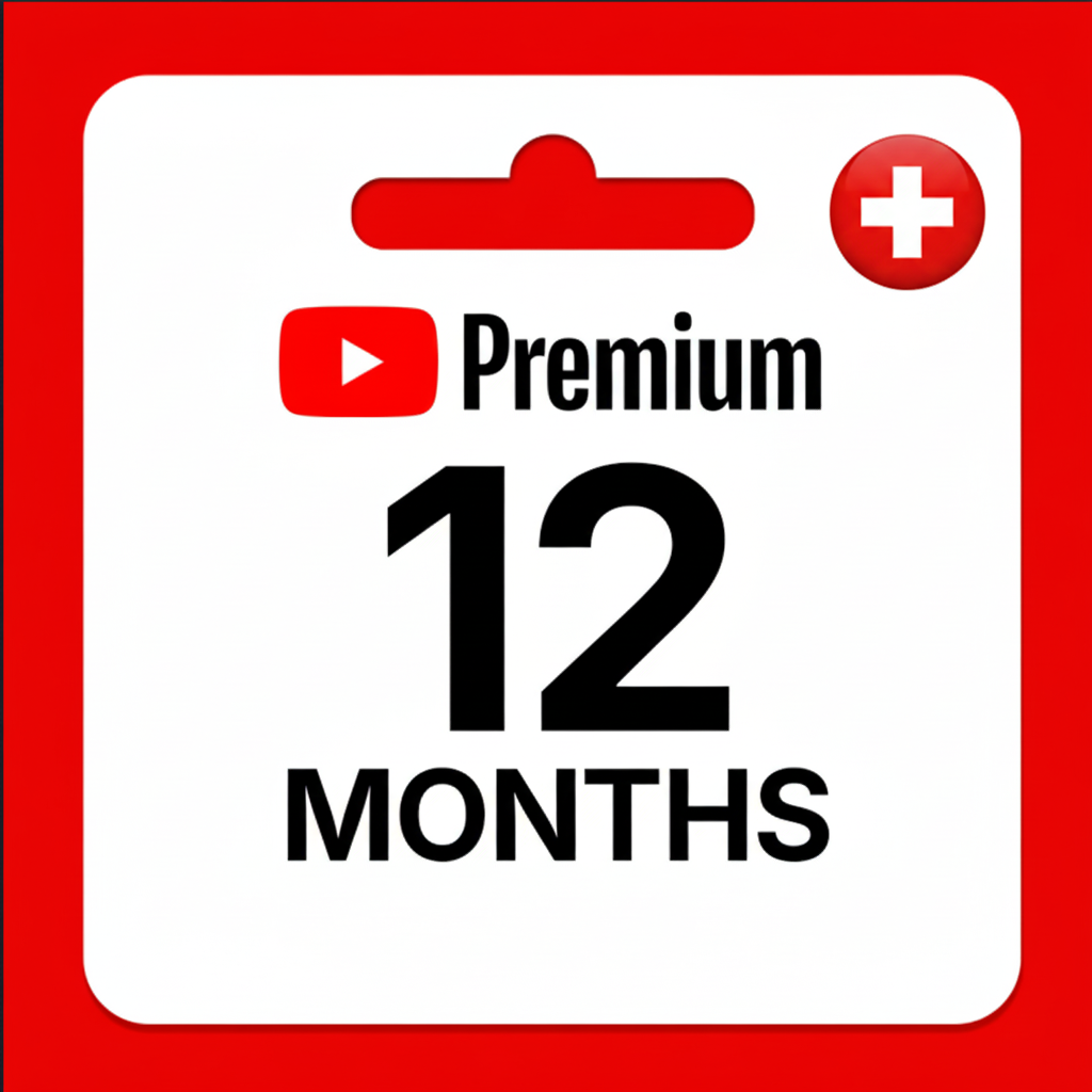 YouTube Premium 12 Months Subscription (Switzerland)