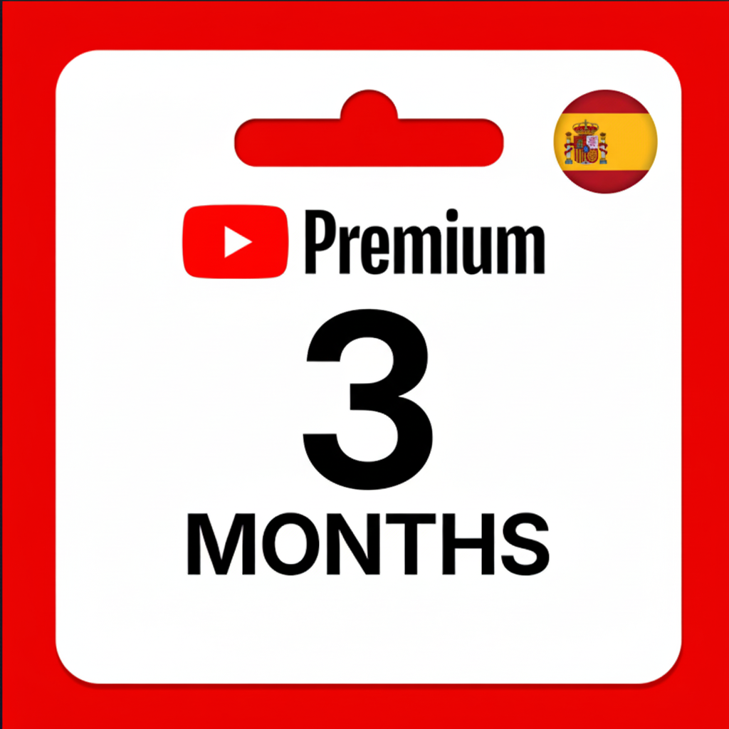 YouTube Premium 3 Months Subscription (Spain)