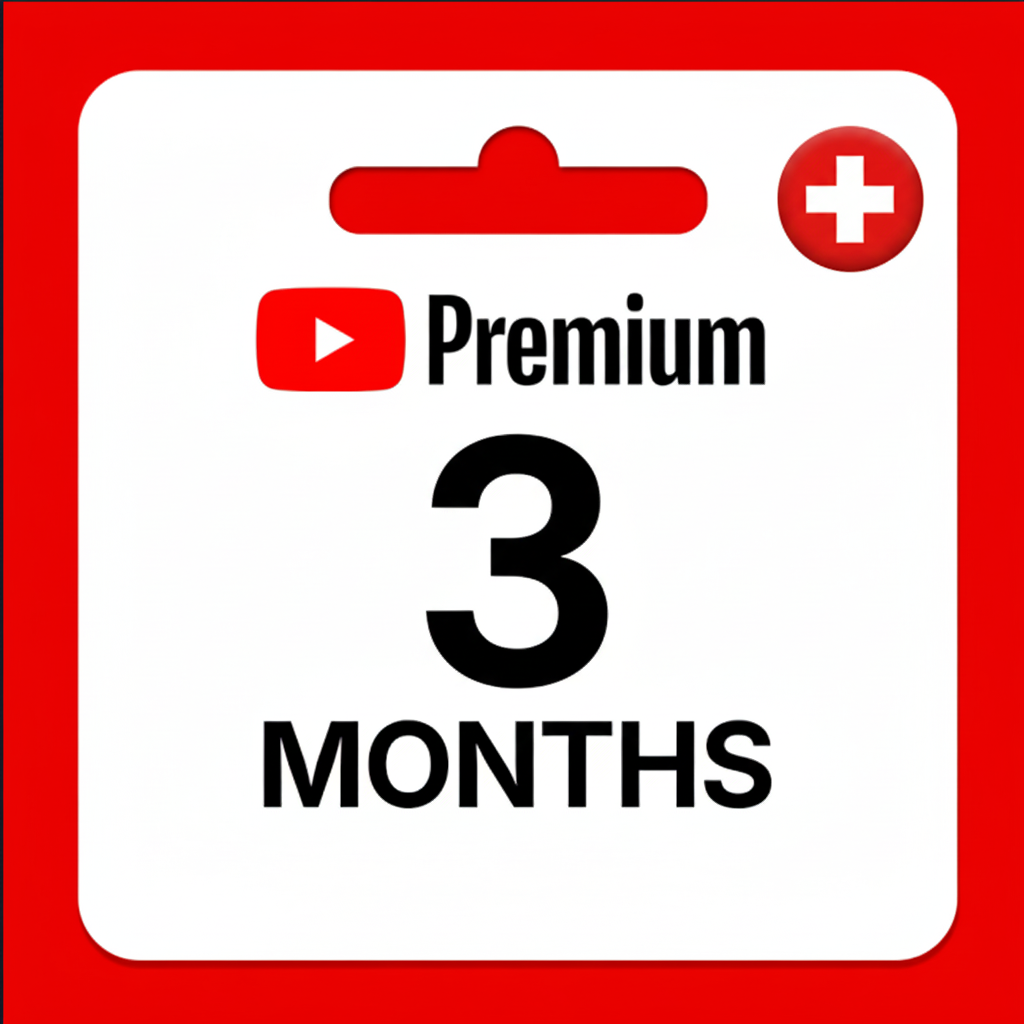 YouTube Premium 3 Months Subscription (Switzerland)