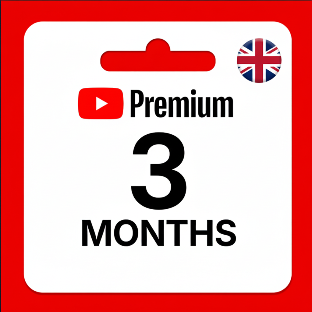 YouTube Premium 3 Months Subscription (United Kingdom)
