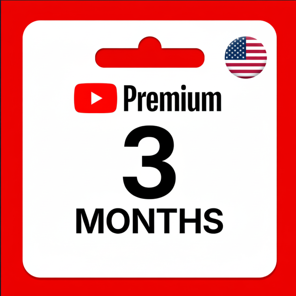 YouTube Premium 3 Months Subscription (USA)